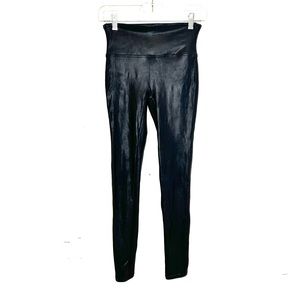 Spanx Faux Leather Leggings In Black